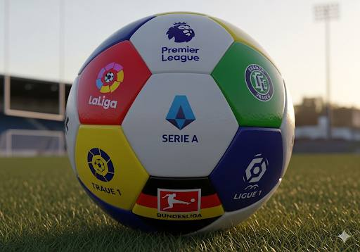 五大联赛进球统计